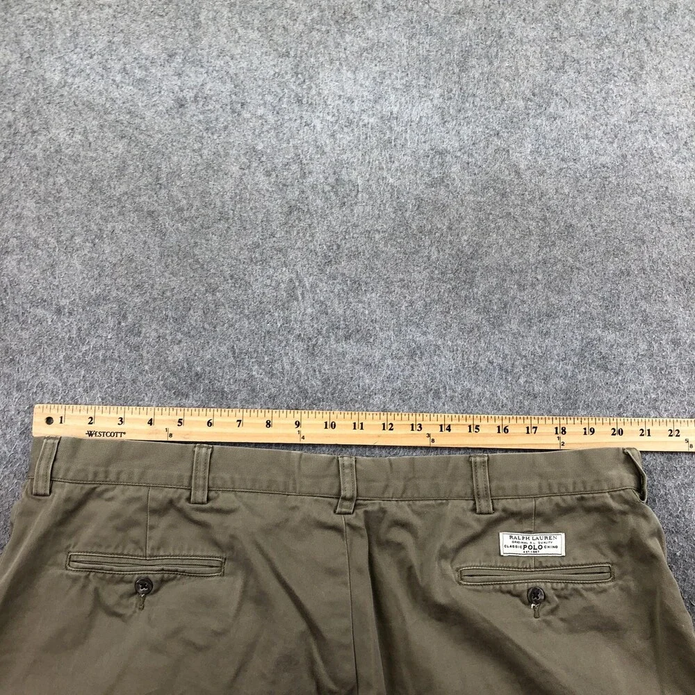Polo Ralph Lauren Pants Mens 42x30 Beige Chino Straight Prospect Casual Fit